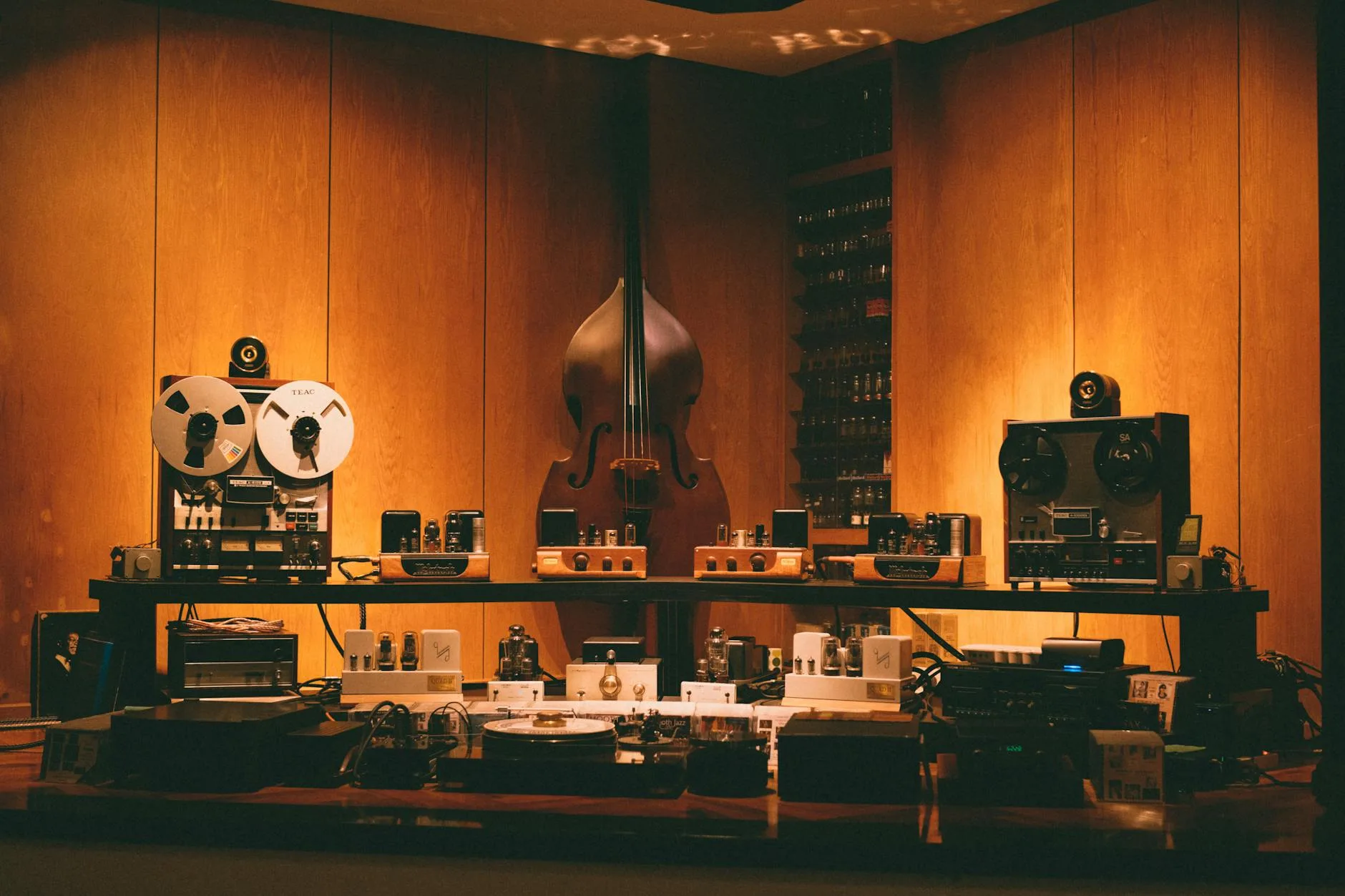 Desktop DAC and amplifier setup for high-quality audio