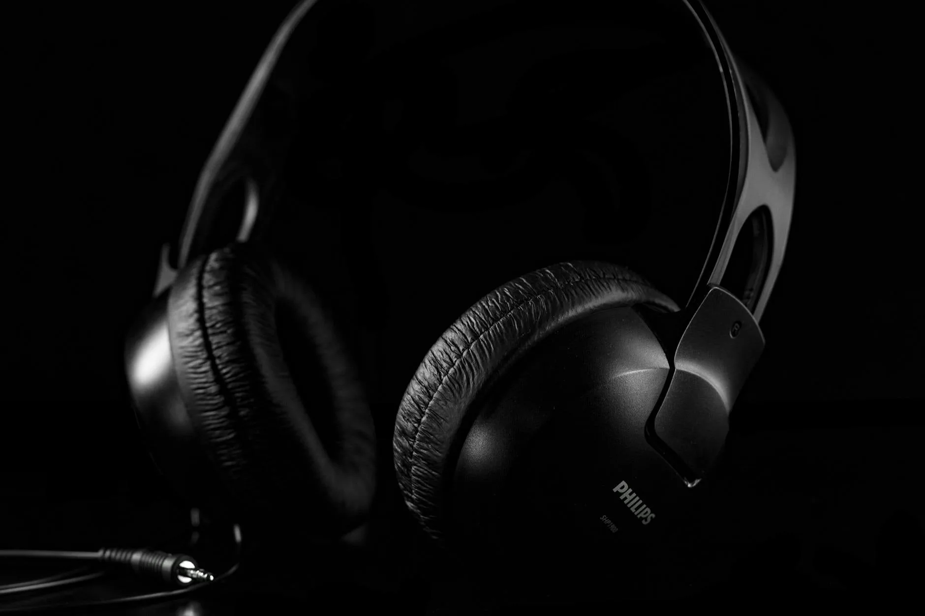 Premium over-ear headphones showing build quality detail