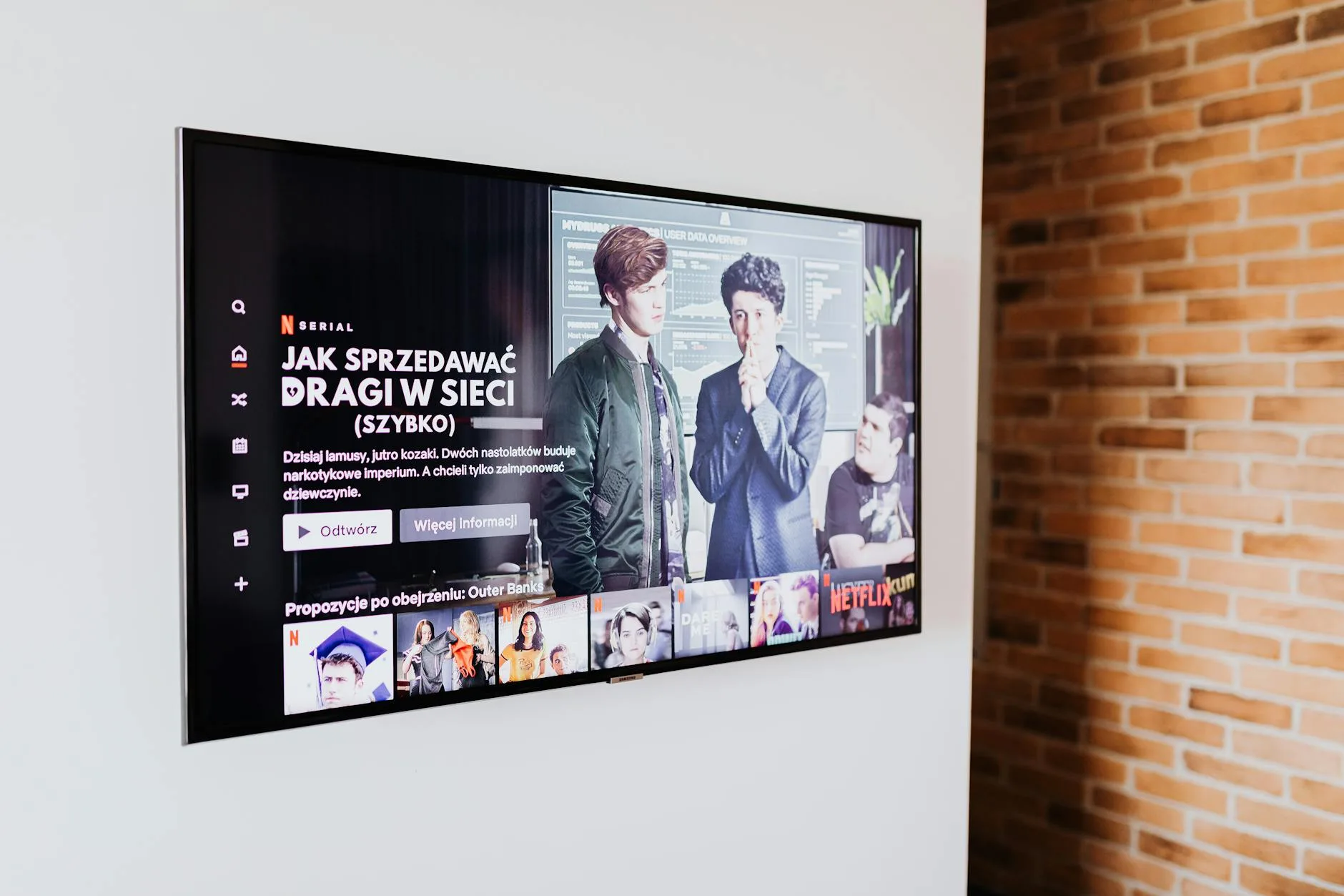 Home cinema TV setup in a modern living room